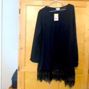 Black long sleeve dress